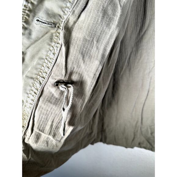 Army green quiet luxury utility jacket Banana Republic S - Picture 6 of 13